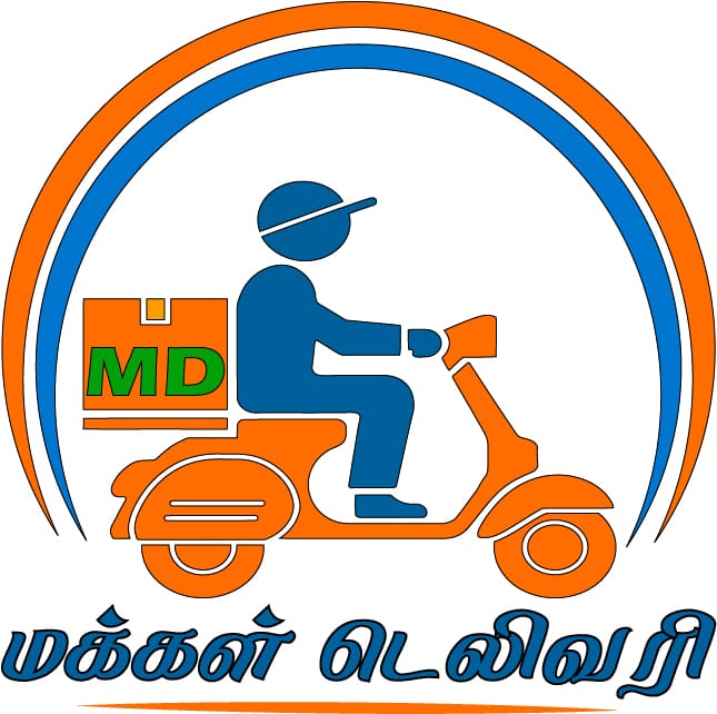 Makkal Delivery delivery rider illustration